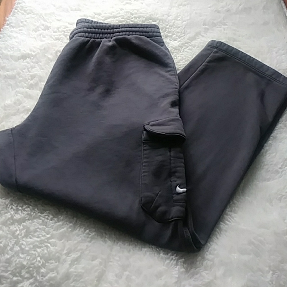 Final price!!!Mens dark gray Nike sweats xl